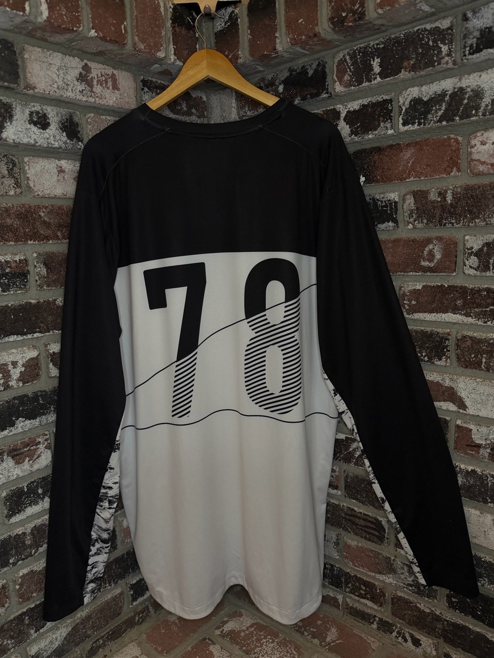 Spyder Active Sport Team Jersey #78 Thermal Thick Stretchy Long-Sleeve Top